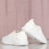 Białe buty sportowe z perełkami Dayanah - Obuwie
