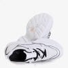 Białe damskie sportowe buty z czarnymi wstawkami Adira - Obuwie