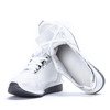 Białe metaliczne buty sportowe Emerald- Obuwie