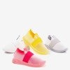 Białe sportowe buty damskie typu slip - on Andalia - Obuwie
