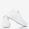 Białe sportowe buty damskie typu slip - on Brighta - Obuwie