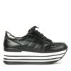 Czarne buty sportowe na platformie Keziah - Obuwie