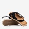 Czarne damskie sandały Cosilia - Obuwie