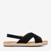 Czarne damskie sandały Cosilia - Obuwie