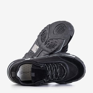 Czarne damskie sportowe buty Eridan - Obuwie