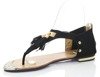 Czarne sandały Aviana- Obuwie