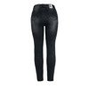 Czarne spodnie materiałowe z paskami - Spodnie