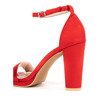 Czerwone sandały na słupku Shannon - Obuwie