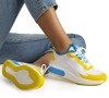 Kolorowe sportowe buty damskie na platformie Clala - Obuwie
