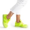 Neonowe zielone buty sportowe Fantazi - Obuwie