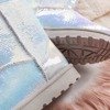 Niebieskie buty a'la śniegowce z cekinami Sweet Mermaid - Obuwie