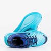 Niebieskie męskie sportowe buty z przezroczystą podeszwą Aierda - Obuwie