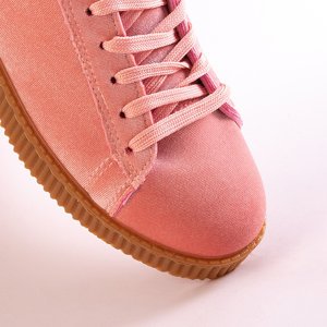 Różowe damskie sportowe buty Filua - Obuwie