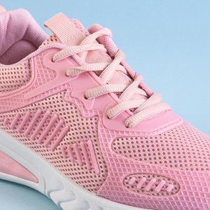 Różowe damskie sportowe buty Tirion - Obuwie