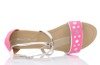 Różowe sandały Alia- Obuwie