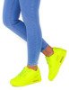 Sportowe obuwie w kolorze limonkowym - Obuwie
