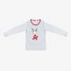 Świąteczna dziecięca piżama z printem - Odzież
