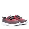 Szaro-różowe dziecięce buty Etivia - Obuwie