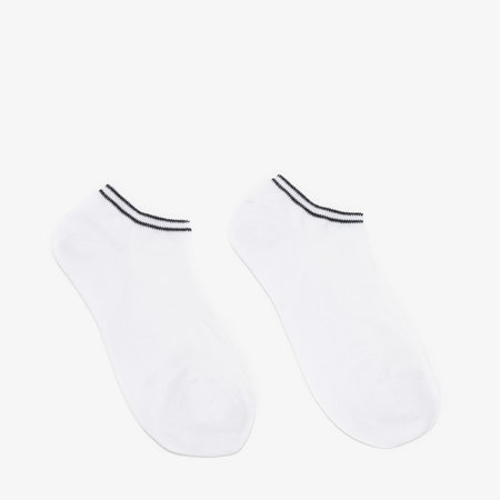 Білі жіночі шкарпетки