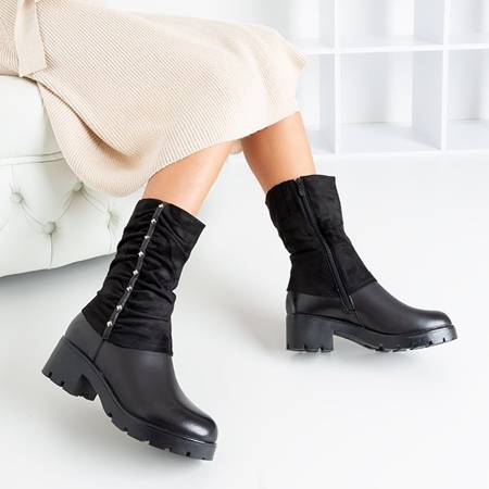 Чорні жіночі черевики Dalas середньої литки - Взуття
