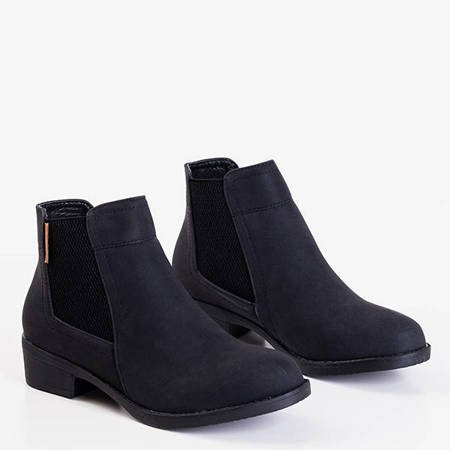 Жіночі чорні матові черевики Кобург Челсі - Взуття