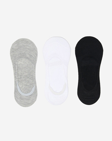 3/упак. різнокольорові жіночі шкарпетки - Нижня білизна