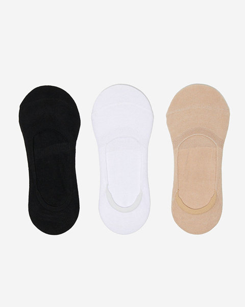 3/упак. різнокольорові жіночі шкарпетки - Нижня білизна