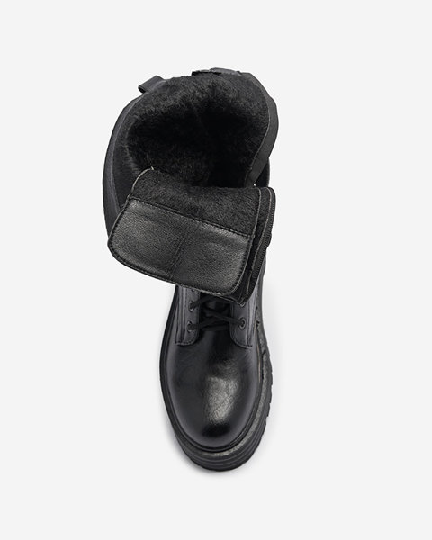 Чоботи жіночі чорні з кишенею Rettona - Взуття