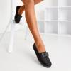 Чорні ажурні кросівки з бантом Nadin - Взуття 1
