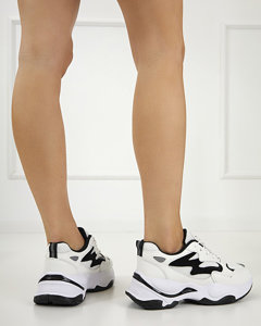 Чорно-білі жіночі кросівки Krinosi