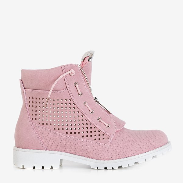 OUTLET Ажурні жіночі черевики Ice Love Pink - Взуття