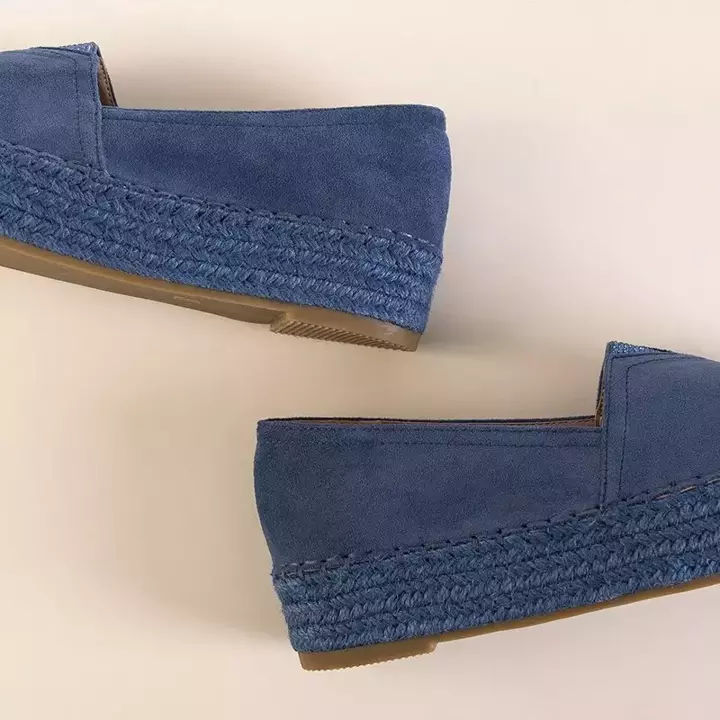 OUTLET Asira жіночі сині еспадрільі з фіанітами - Взуття