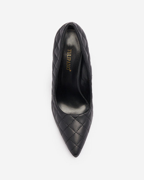 OUTLET Чорні жіночі туфлі-човники з тисненням Torosa- Footwear