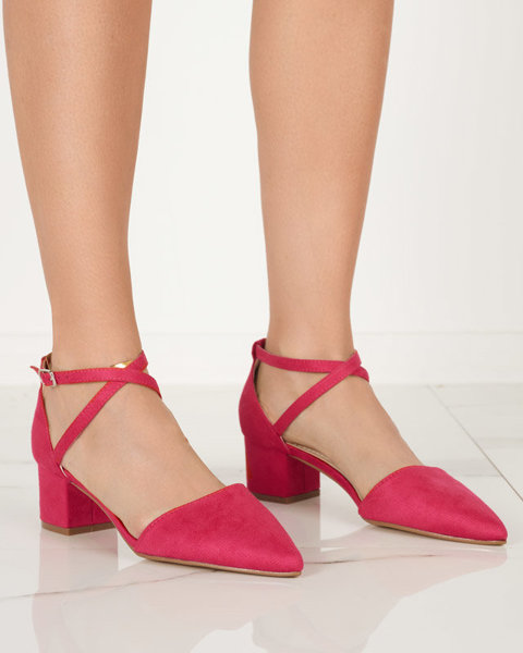 OUTLET Жіночі босоніжки кольору фуксії на стовпі Crisco - Взуття