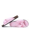 Рожеві тапочки з бантом Nivie - Взуття
