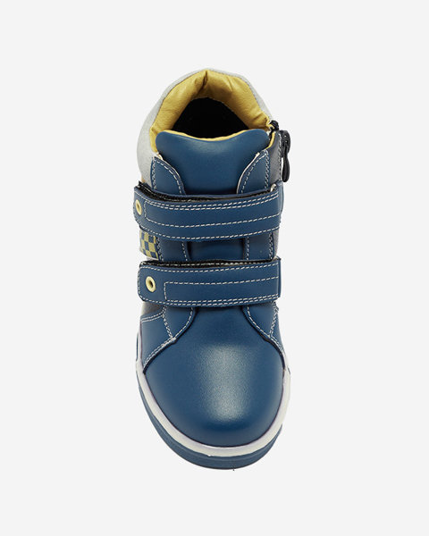 Сині дитячі високі спортивні черевики Bercam - Взуття