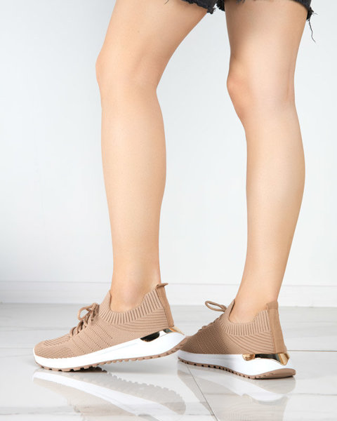 Світло-коричневі жіночі кросівки Erina