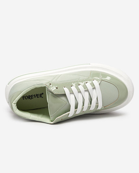 Зелені жіночі кросівки Smaqo