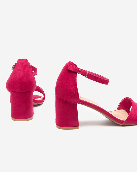 Жіночі босоніжки кольору фуксія на стійці Lerin - Взуття