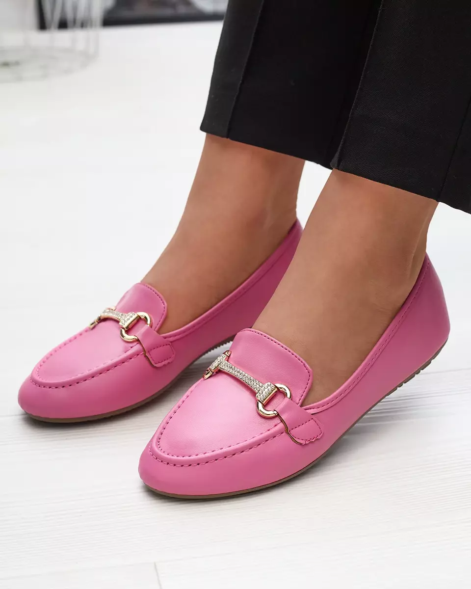 Жіночі мокасини з орнаментом рожевого кольору Sonana- Footwear
